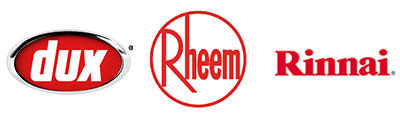 brands - dux, rheem, rinnai